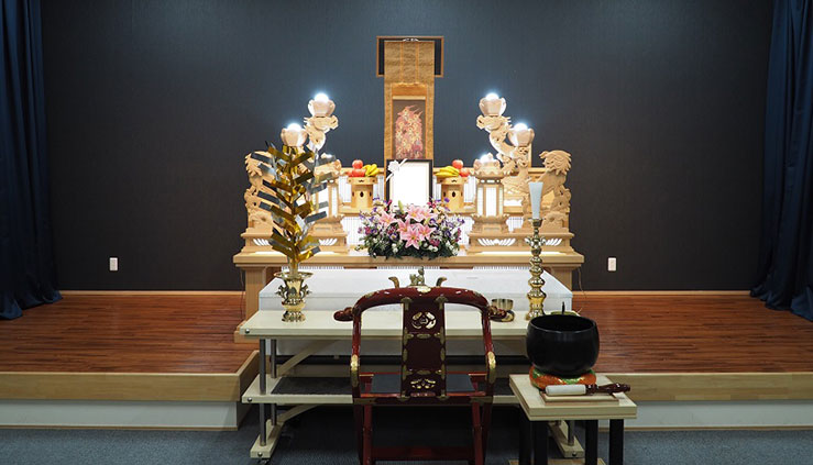 田中葬祭 和ホール祭壇