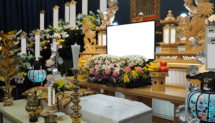 田中葬祭 和ホール祭壇