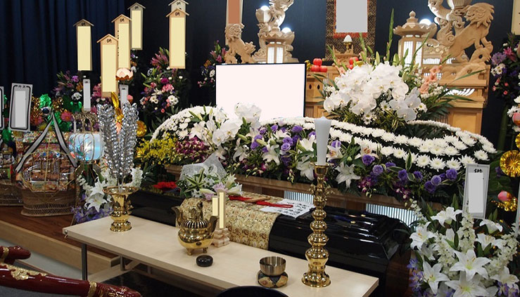 田中葬祭 和ホール祭壇